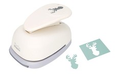 Bira 3 Inch Elk Head Lever Action Craft Punch Paper Scrapbooking Card Making