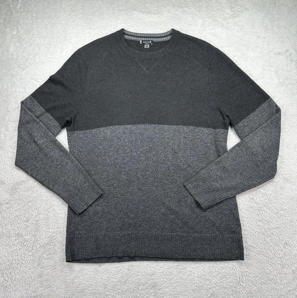Smartwool Sweater Mens Medium Crewneck Wool Blend Pullover Outdoors Comfortable - Image 2 of 4