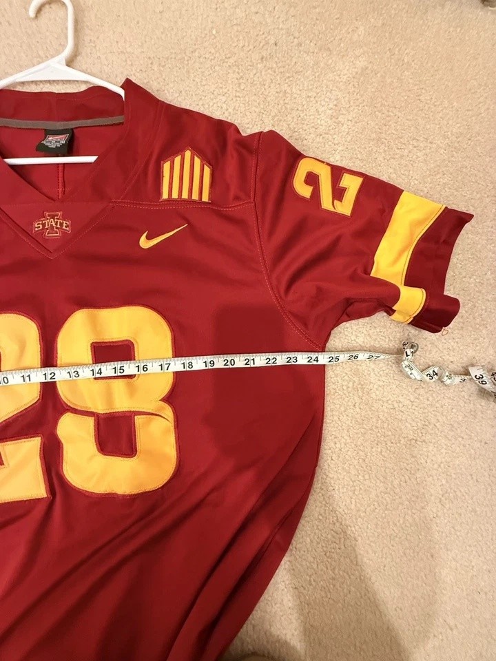 Breece Hall Iowa State 28 Nike Jersey XL - Image 4 of 4