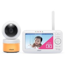 VTech 5" Digital Video Baby Monitor with Pan and Tilt and Night Light, VM5263