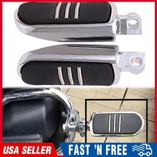 Chrome StreamLiner Foot Pegs Footrest For Harley Electra Street Glide Road King