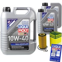 Mann Inspektionspaket 7L Liqui Moly 10W-40 FüR Hyundai Tucson 2.0 Crdi AWD