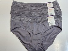 NWT 3 Warners No Pinching No Problems Hipster Microfiber Panties 5609J 2XL 9