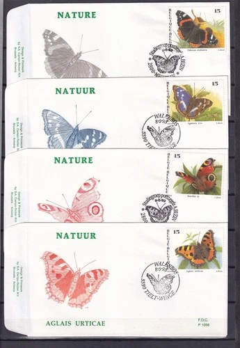 [LG79121] Belgium N°2503/2506FDC First Day Cover COB € 12,00 SUPERB