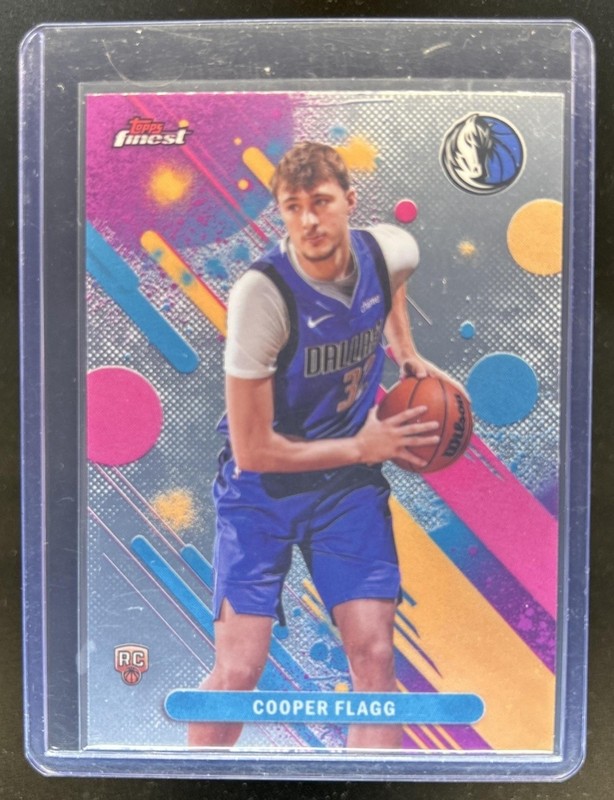 2025-26 Topps Finest Cooper Flagg Common RC Rookie #1 Mavericks