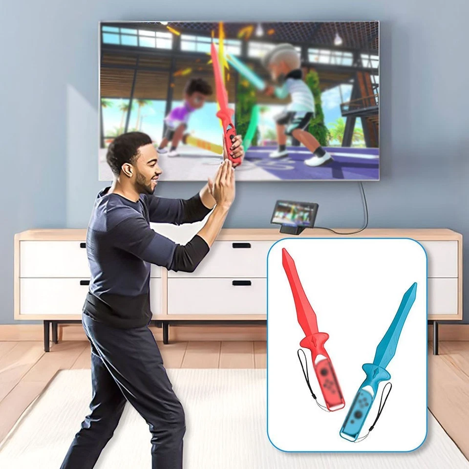 18 in 1 For Nintendo Switch Sports Bundle with Tennis Racket Golf Club and More - Image 3 of 4