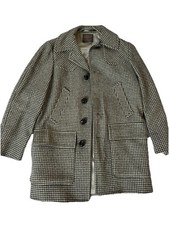 Vintage Men s Beaumont Pendleton Houndstooth Coat Jacket 1990s Size Large