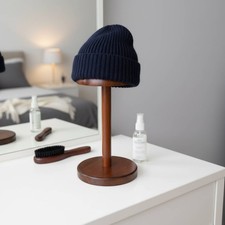 Vintage Hat Display Stand Stable Base Detachable Wooden Hat Stand
