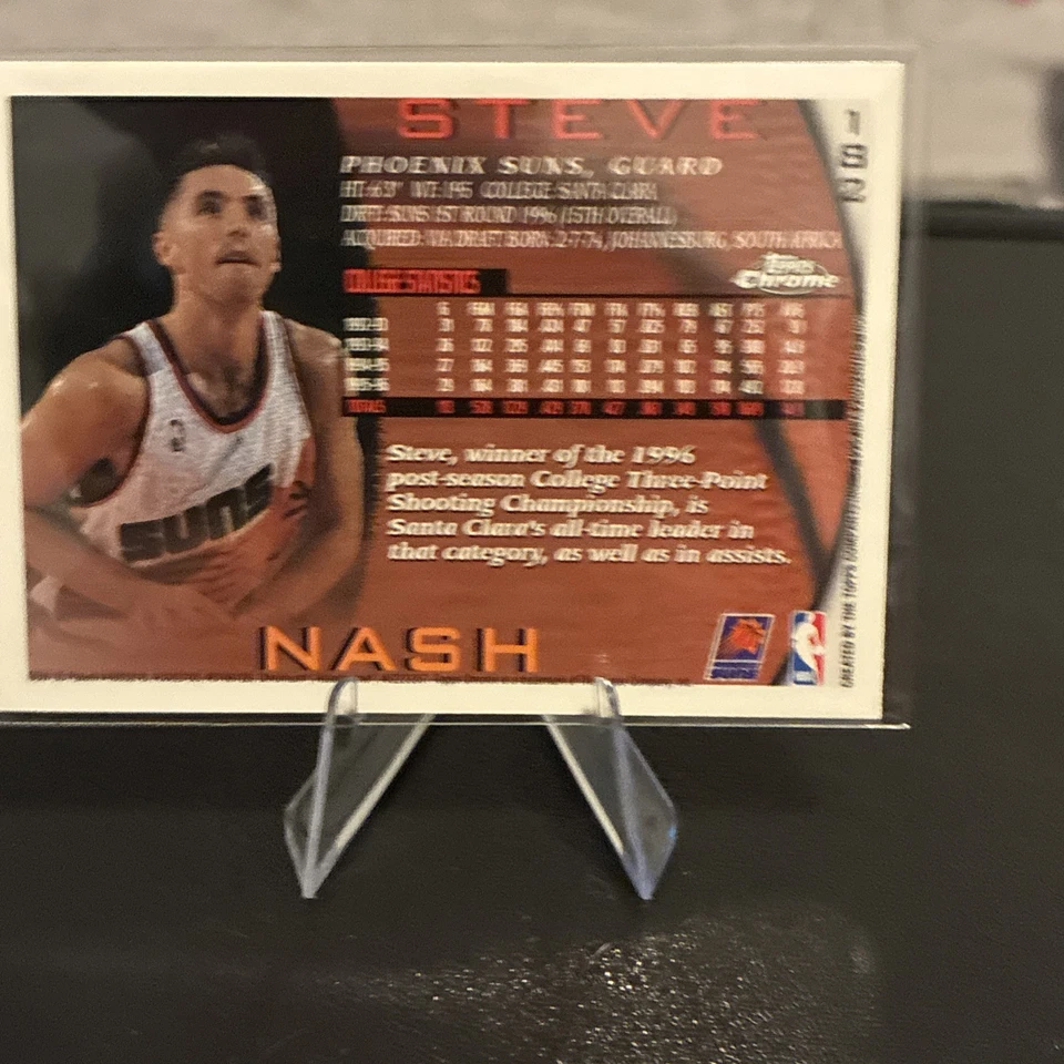 1996-97 Topps Chrome - Steve Nash #182 - Image 2 of 2