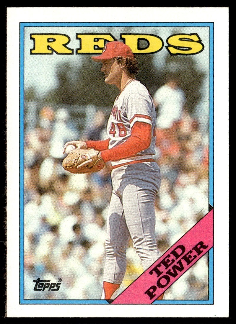 1988 Topps Ted Power Cincinnati Reds #236