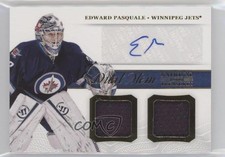 2013 Panini National Treasures Dual Memorabilia Edward Pasquale #DM-EP Auto 0i5j