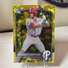 2025 Bowman Draft Chrome Sapphire Yellow Refractor Dante Nori #30/75 Phillies