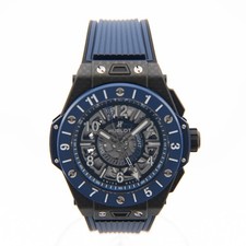HUBLOT Big Bang Unico GMT Carbon Blue Ceramic 471.QL.7127.RX Box/Paper 19