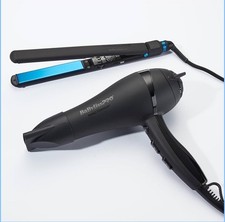 BabylissPRO Nano Titanium Dryer  1" Flat Iron Set - Ionic