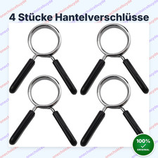 DEANKEJI 4er Set Profi Hantelverschl&uuml;sse 30mm robuste Federklemmen aus Federstah