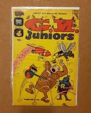 GI Juniors #110 (Harvey Comics 1970s) – Classic Military Kids' Humor! RAW Comic