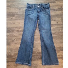 Tommy Hilfiger Girls Bootcut Jeans Size 16 Medium Wash Blue Denim TH Logo