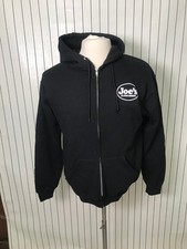 Jerzees Men's Black Full Zip Hoodie Size M