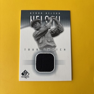 Byron Nelson 2001 Sp Authentic Tour Swatch #BNTS Game Used Relic ￼