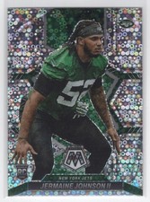 #374 2022 Mosaic SILVER DISCO Jermaine Johnson II RC New York Jets
