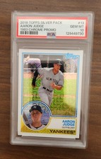 2018 Topps 1983 Chrome Promo Aaron Judge PSA 10