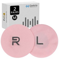 Geekria 2 Pairs Washable Headphone Covers M / Pink