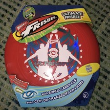 Wham-O Ultimate Frisbee Sports Disc Red 175 gram w/ bonus carry clip