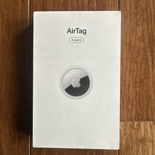 Apple AirTag Tracker 4 Pack MX542ZM/A A2187 White Air Tag Airtags NEW SEALED 