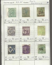 SO. AUSTRALIA Classics...Sc #57/146; O55...Used...1868/1906...9 Diff...SCV $29