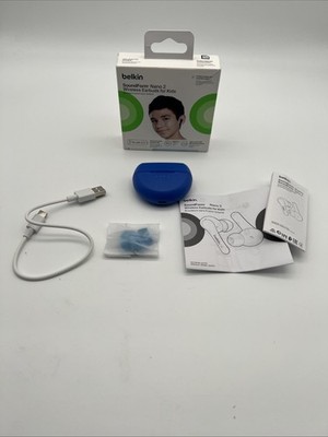 Belkin SoundForm Nano 2 Kinder In-Ear Kopfhörer Bluetooth Mikro 28h Blau IPX5