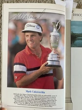 Mark Calcavecchia Autograph Open St Andrews 1990 HAND SIGNED (NOT a print)