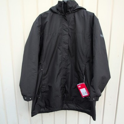 Helly Hansen Jacket Womens XXXXL Black Aden Primaloft Insulated Tech Gorp Hooded