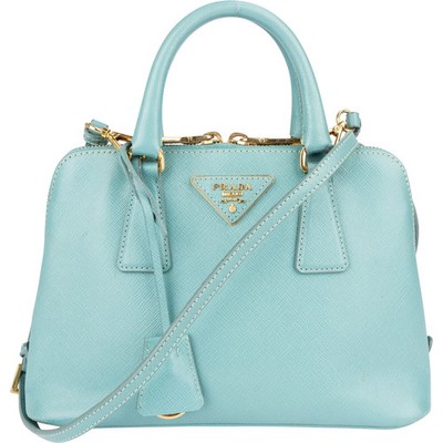 Prada Saffiano Leather Mini Promenade Handbag Tasche