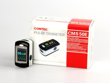 CONTEC MULTI-COLOR OLED RECHARGEABLE FINGERTIP PULSE OXIMETER w/ SOFTWARE  CASE