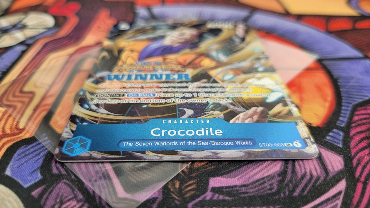 Crocodile Treasure Cruise Winner SR ST03-003 One Piece Card