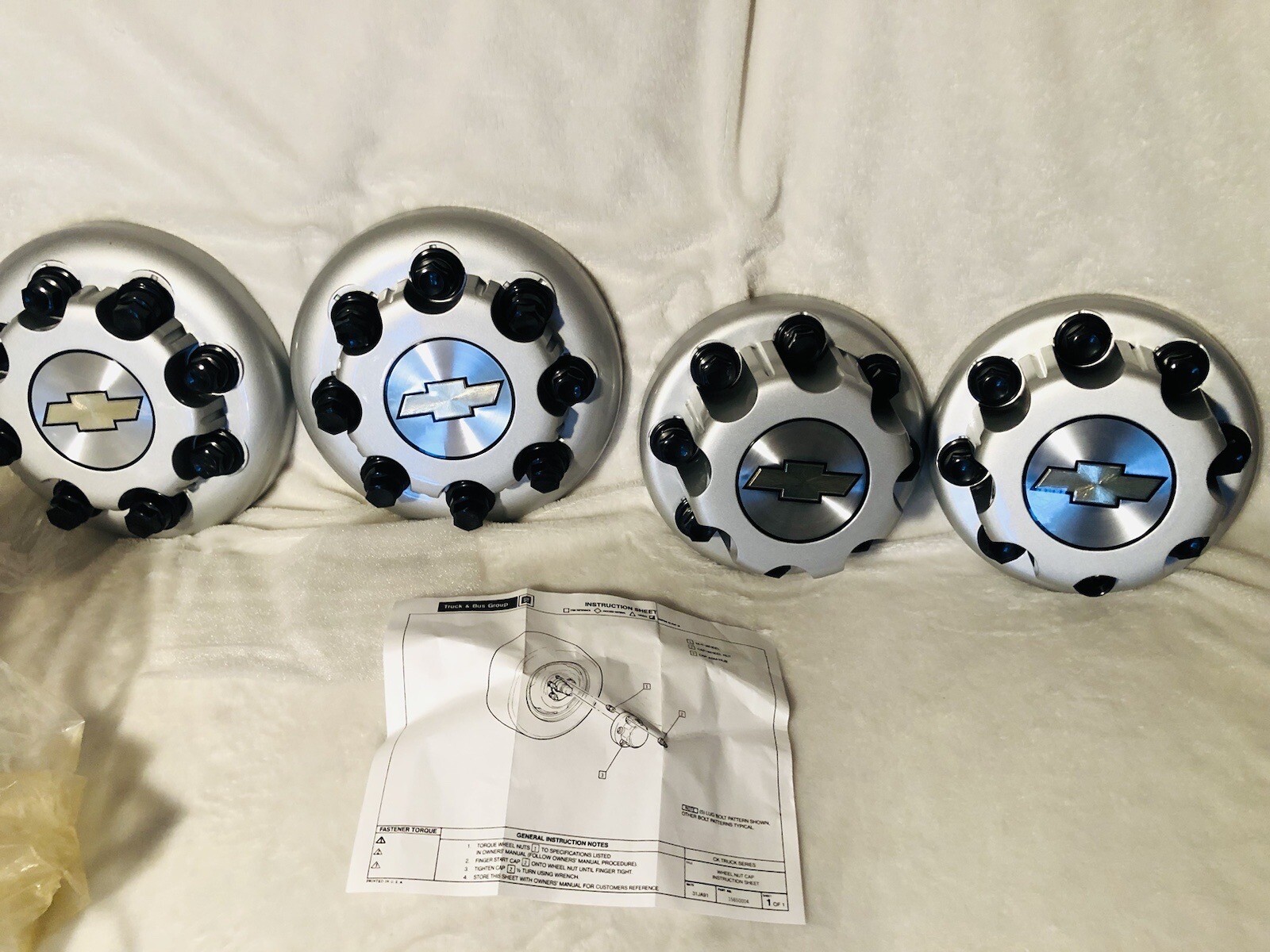 CHEVY 3500 DUALLY CENTER CAPS 8 LUG ON 6.5" SET OF 4 NEW 2WD eBay