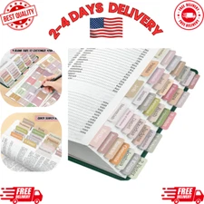 Easy To Read Boho Bible Tabs 75 Laminated Large Print Index Tabs for Navigation