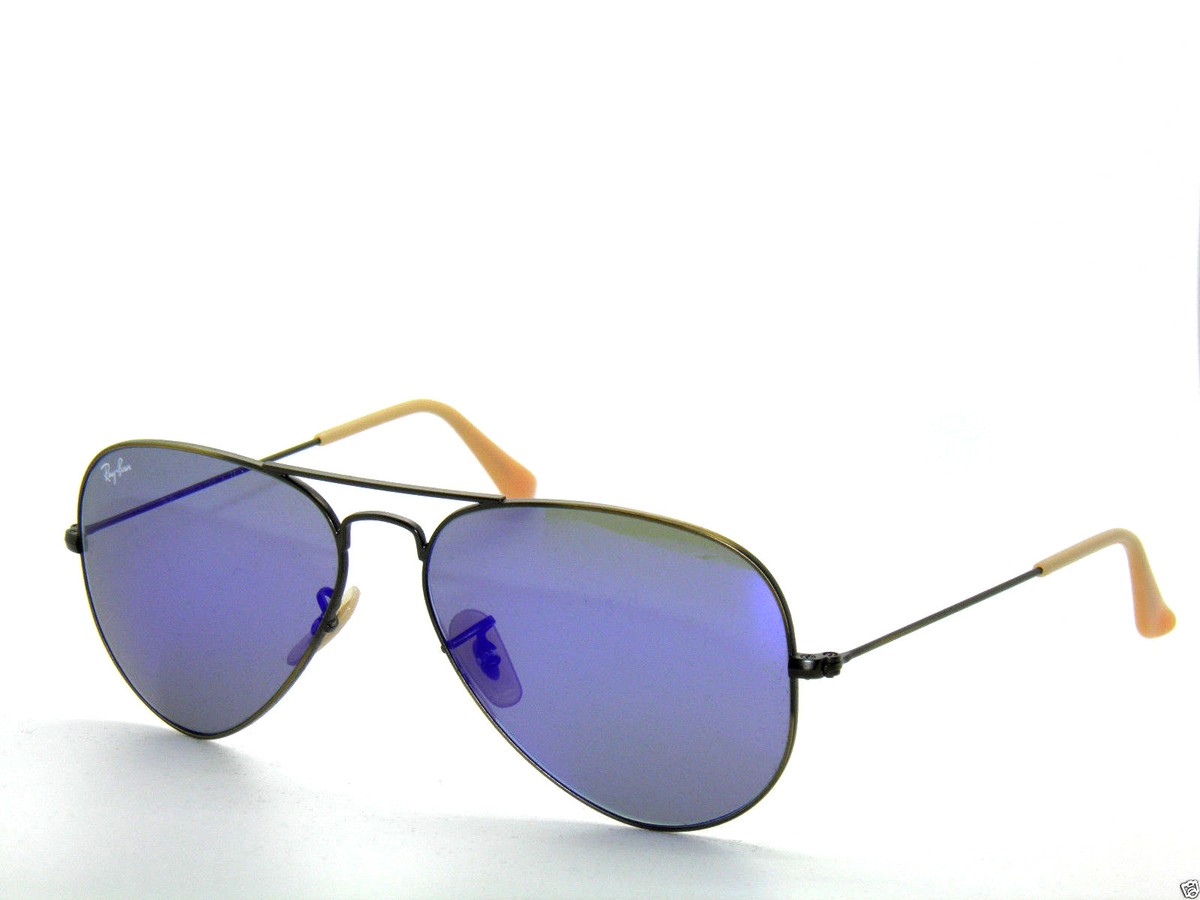 Ray ban Sunglasses 3025 167/68 58 Brushed bronze Blue Mirror