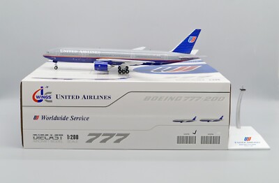 United B777-200 Reg: N777UA JC Wings Scale 1:200 Diecast model XX20155 (E)