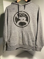 Hooey Men's Roughy Hoodie Sweatshirt Grey/Black