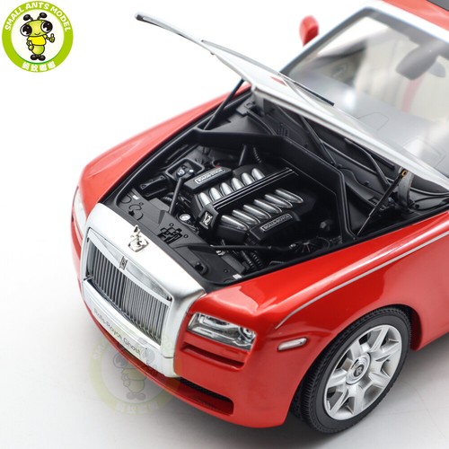 1/18 Rolls-Royce Ghost Kyosho 08802RS Red/Silver Diecast Model Car - Picture 17 of 22