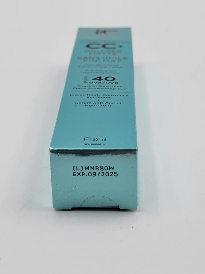 It Cosmetic Your Skin But Better CC+ Oil-Free Matte w/ SPF40 Medium 1.08oz 09/25 - Image 2 of 4
