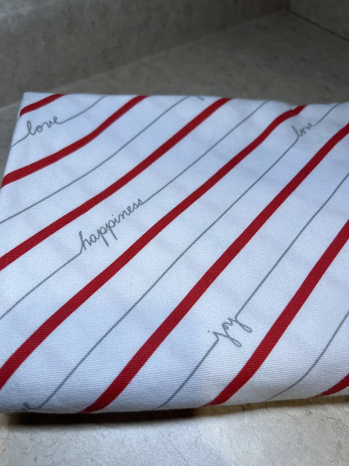 Pier 1 Imports Christmas Peppermint Table Cloth & Set of 4 Napkins 60x80 - Image 2 of 2