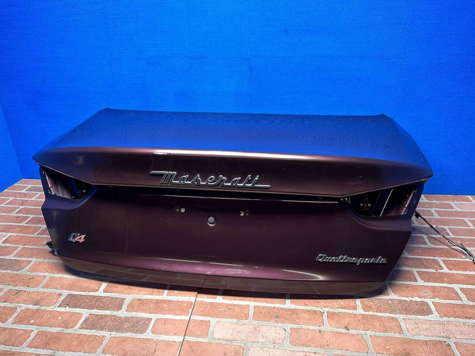 ✅2014-2017 MASERATI QUATTROPORTE S Q4 PURPLE REAR HATCH TRUNK LID OEM
