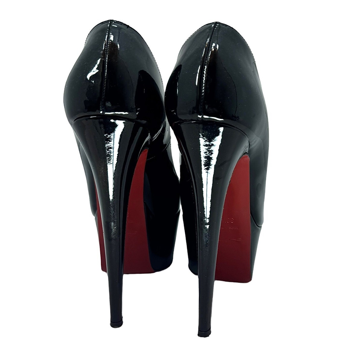 Christian Louboutin Jamie 160 Patent Leather Black Pump 8.5 38.5