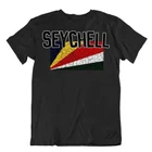 Flag T-Shirt Seychelles Fashion Country Souvenir Gift Tee Pride logo