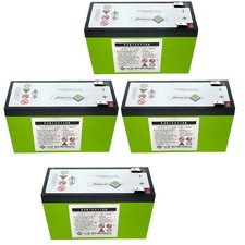 4pc K2 Energy 12v 11ah K2b12v11eb Lithium Iron Phosphate Battery With Bms