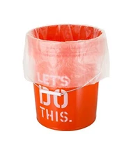 5 Gal Bucket Liners Bags Heavy Duty Durable Food Grade BPA Free Storage 25/Roll