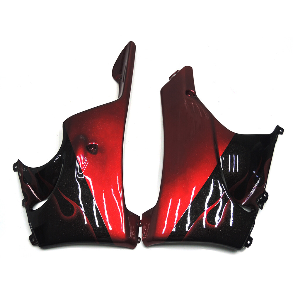 For Honda Fairings CBR900RR 1998 1999 919RR Red Flames Black