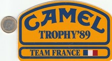AUTOCOLLANTS. Automobile. Tabac. CAMEL TROPHY 89